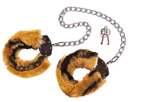 ANKLE CUFFS FLUFF TIGER