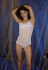 NUISETTE + STRING BLANC ET ROSE